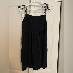 Alter’d State Elegant Black Spaghetti Strap Dress